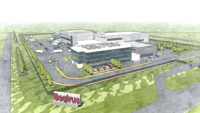 An artist's rendition of the Seqirus campus