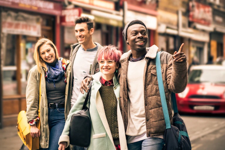 Picture of a group of young adults.