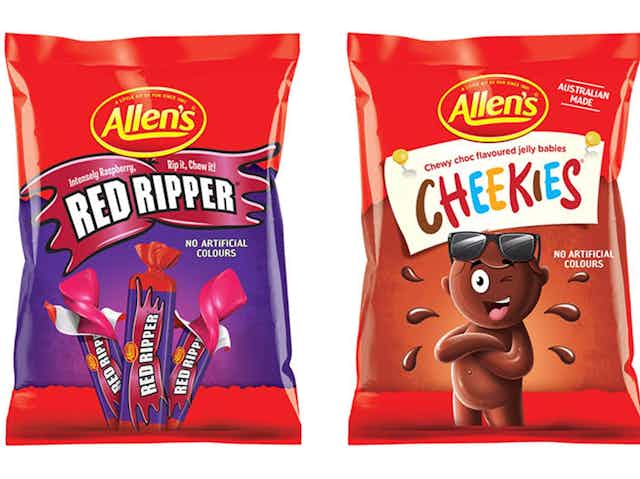 Red Ripper and Cheekies packaging