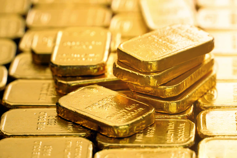 Ingots of gold