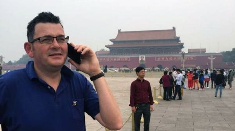 Dan Andrews in Beijing