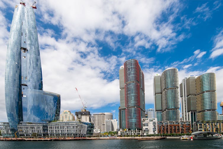 The Barangaroo casino complex in Sydney.