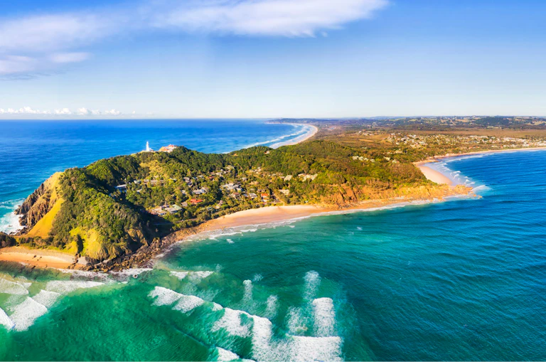 Cape Byron and Byron Bay