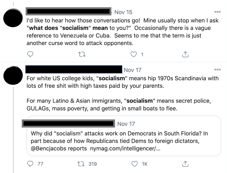 Socialism is a trigger word on social media – but real discussion is going on amid the screaming