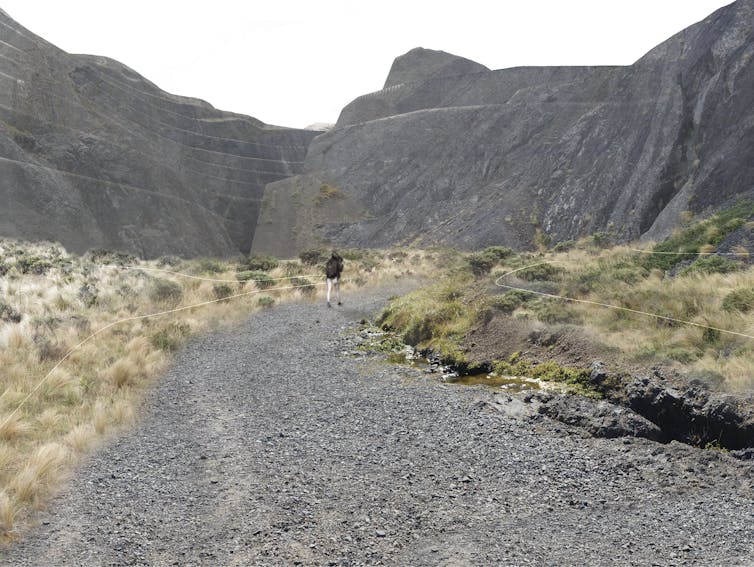 A quarry near Wellington