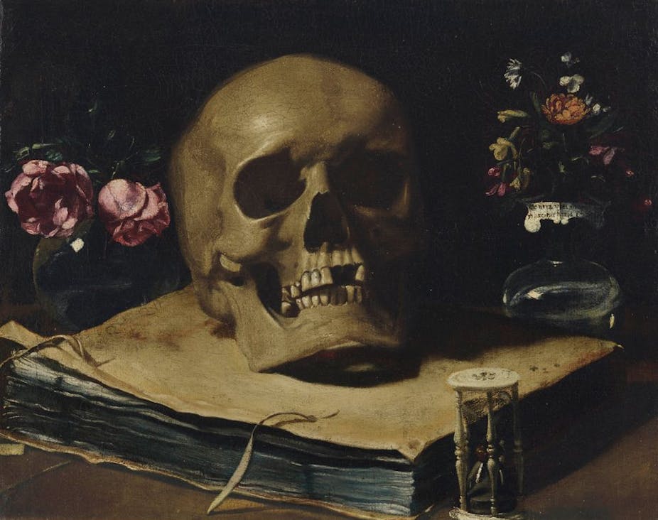 La mort, Giovanni Francesco Barbieri, peinture sur huile.
