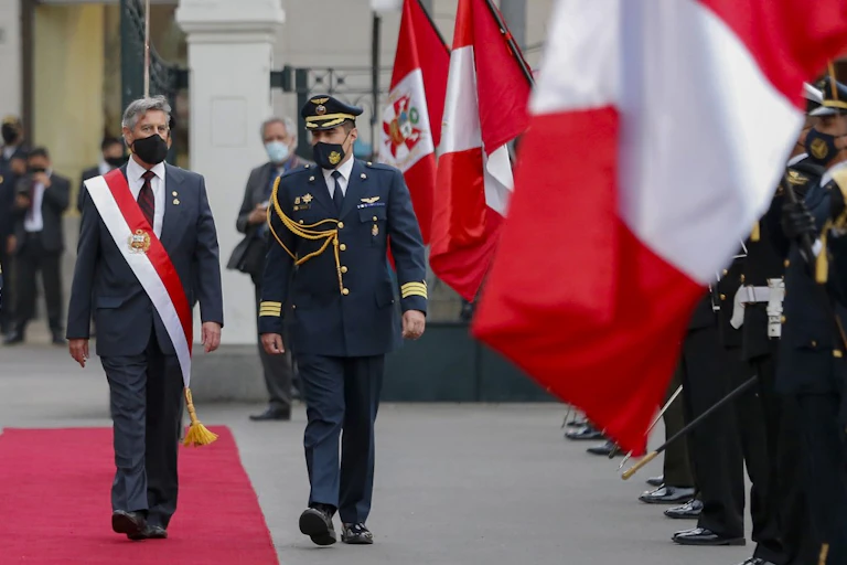 Le président péruvien Francisco Sagasti.
