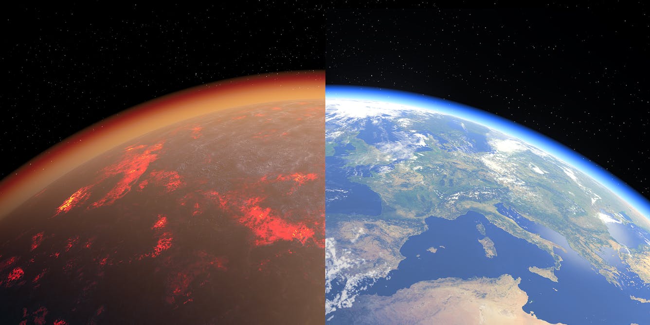 Ancient Earth had a toxic atmosphere like Venus – until it cooled off became liveable