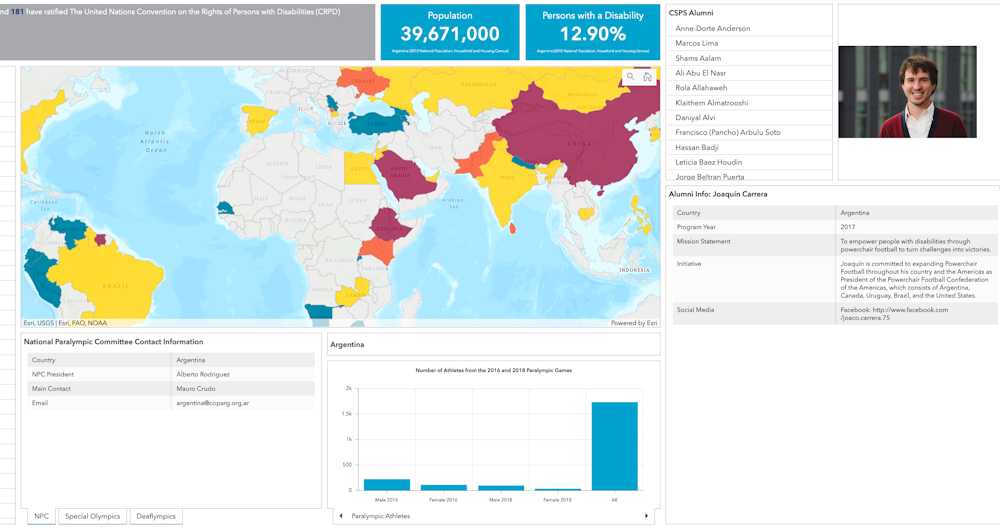 Global disabilities map visualizes the strength and power of millions ...