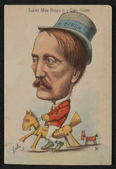 Cartoon of Henry Bergh