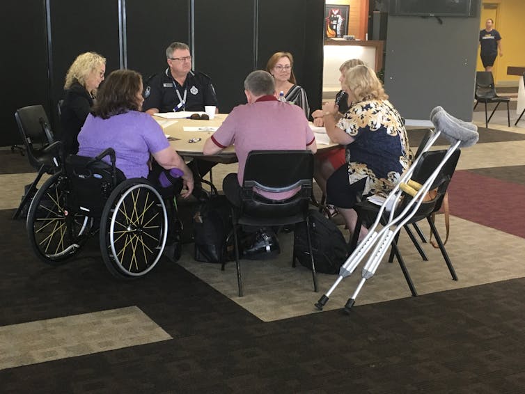 Researchers talk with Queensland community members to understand the experience of people with disability in emergencies.