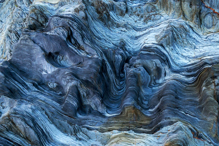 marbled rock