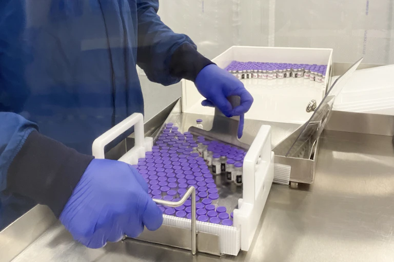 Vials of Pfizer/BioNTech vaccine.