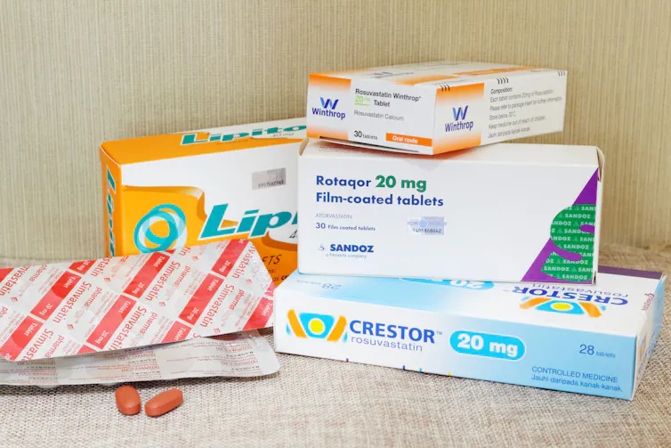 Boxes of statins