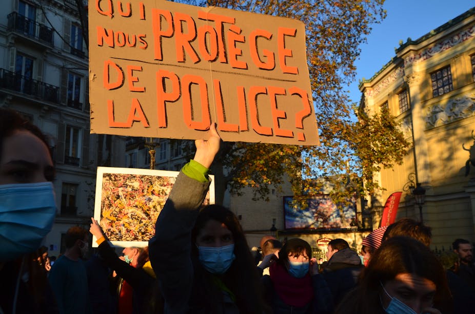 Manifestation contre la "Loi Sécurité globale" à Paris