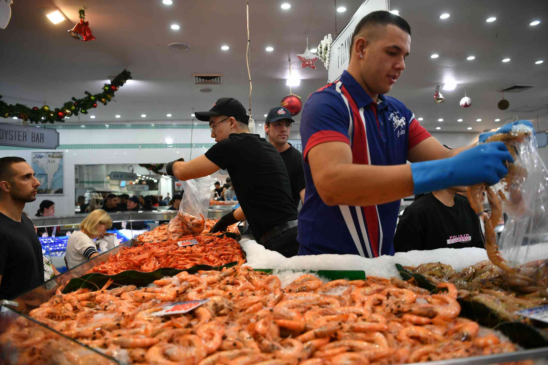 A festive feast of fish and fruit the creation of the Australian