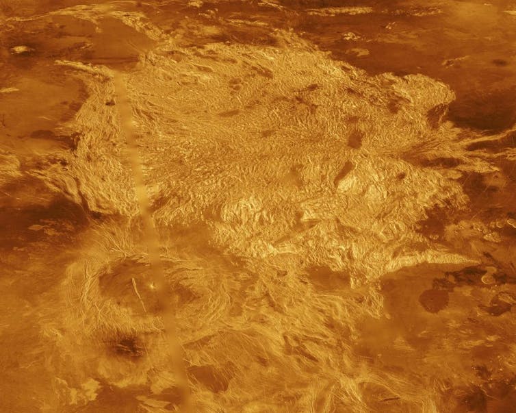 rock surface of Venus