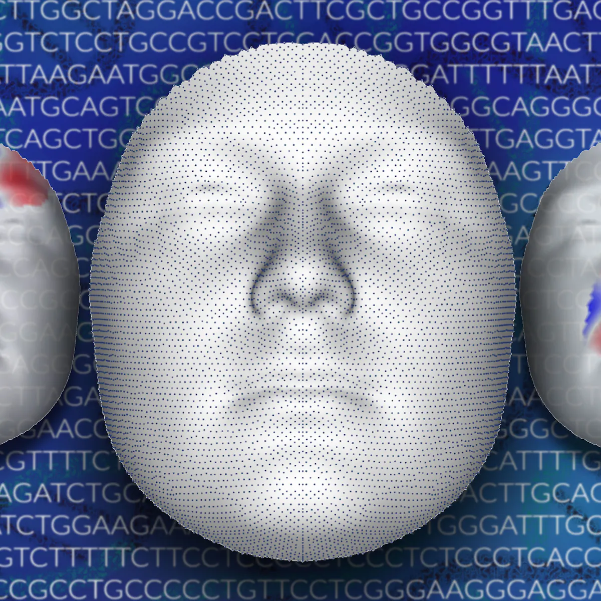 facial features are controlled by genes