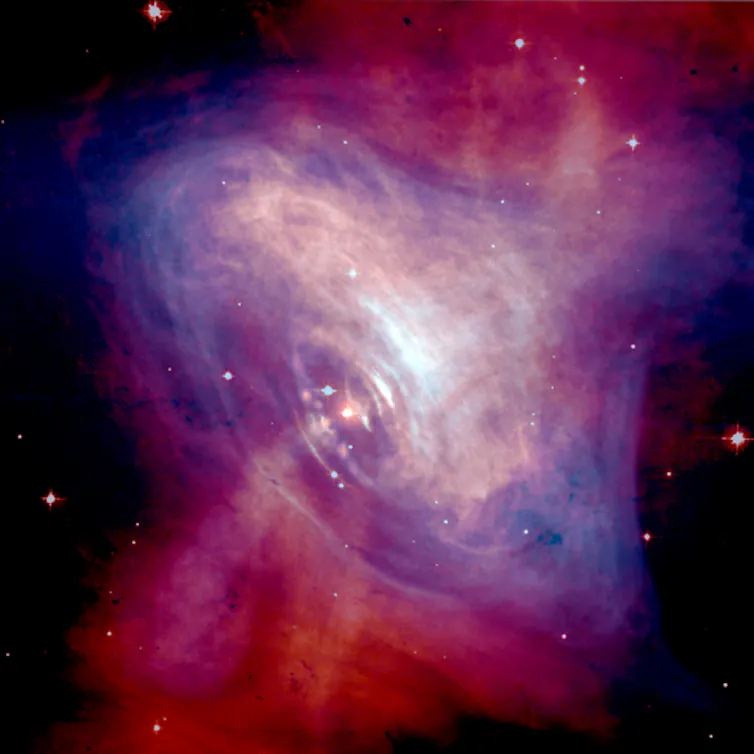 Colour image of the Crab Nebula