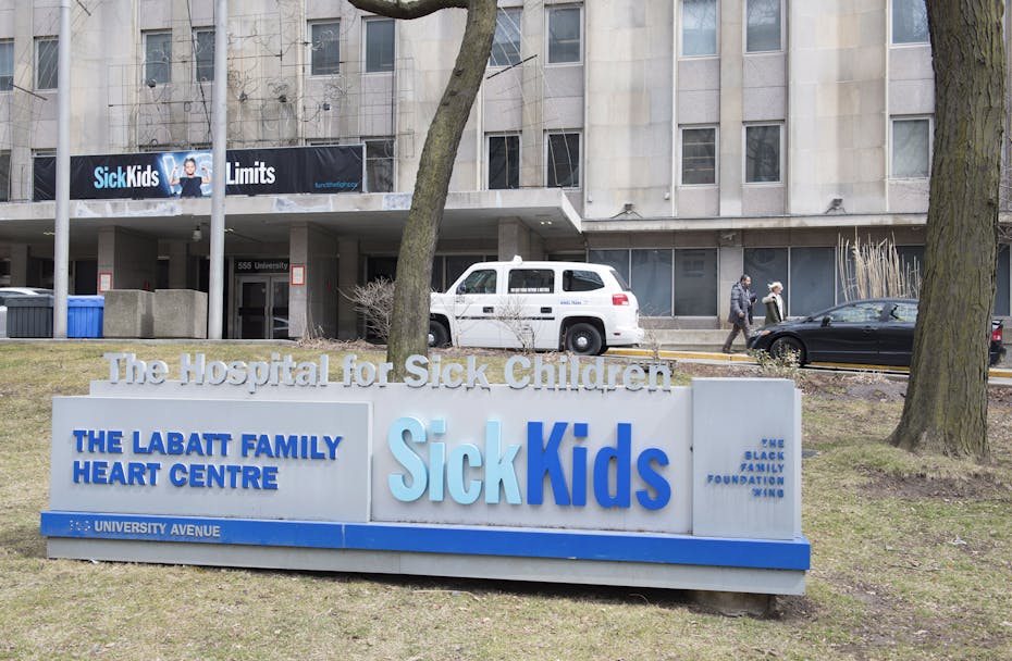 The Labatt Family Heart Centre at Sick Kids hospital.