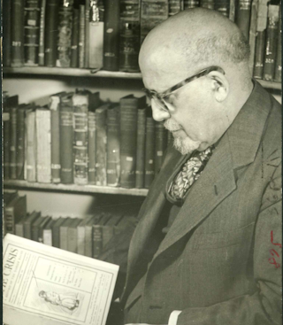 W.E.B. Du Bois in seinem Büro, ca. 1948