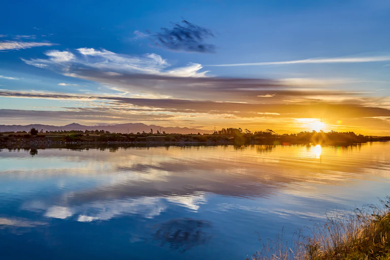 Wairau Bar at sunset