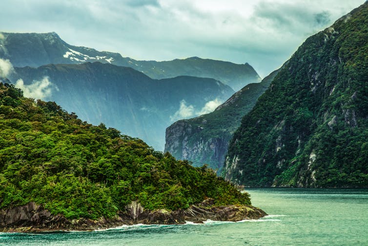 Milford Sound from the sea