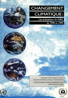 Couverture du premier rapport du GIEC