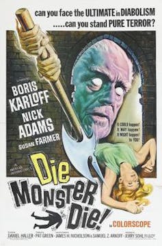 The poster for Die, Monster, Die!