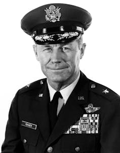 Brigadier General Chuck Yeager, in uniform