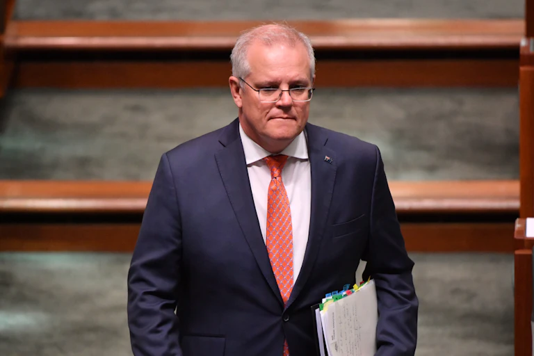 Scott Morrison in parliament
