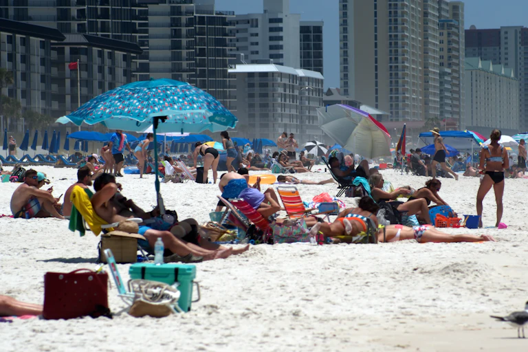 People at the beach