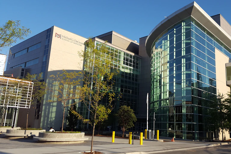 A building.