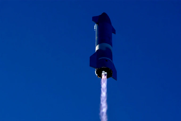 Image from Starship prototype test fight.