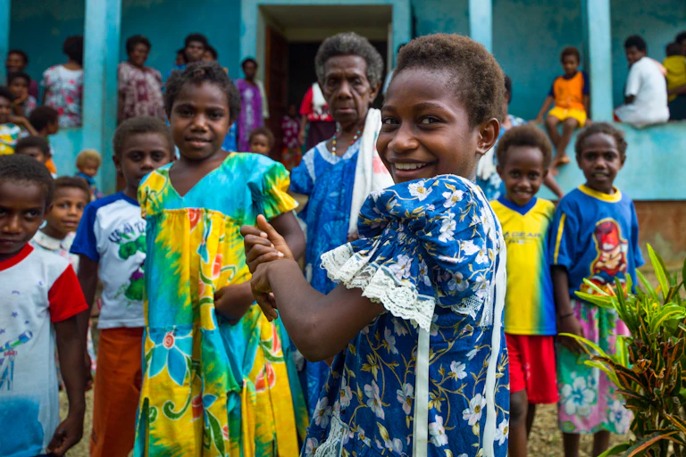 Ni-Vanuatu people at church