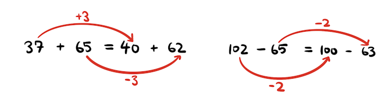 Jump, split or make to the next 10: strategies to teach maths have changed since you were at school