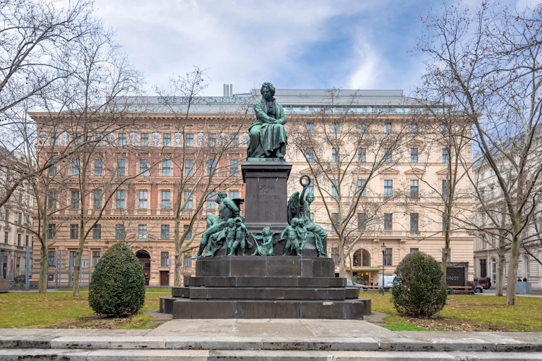 Beethoven statue in vienna