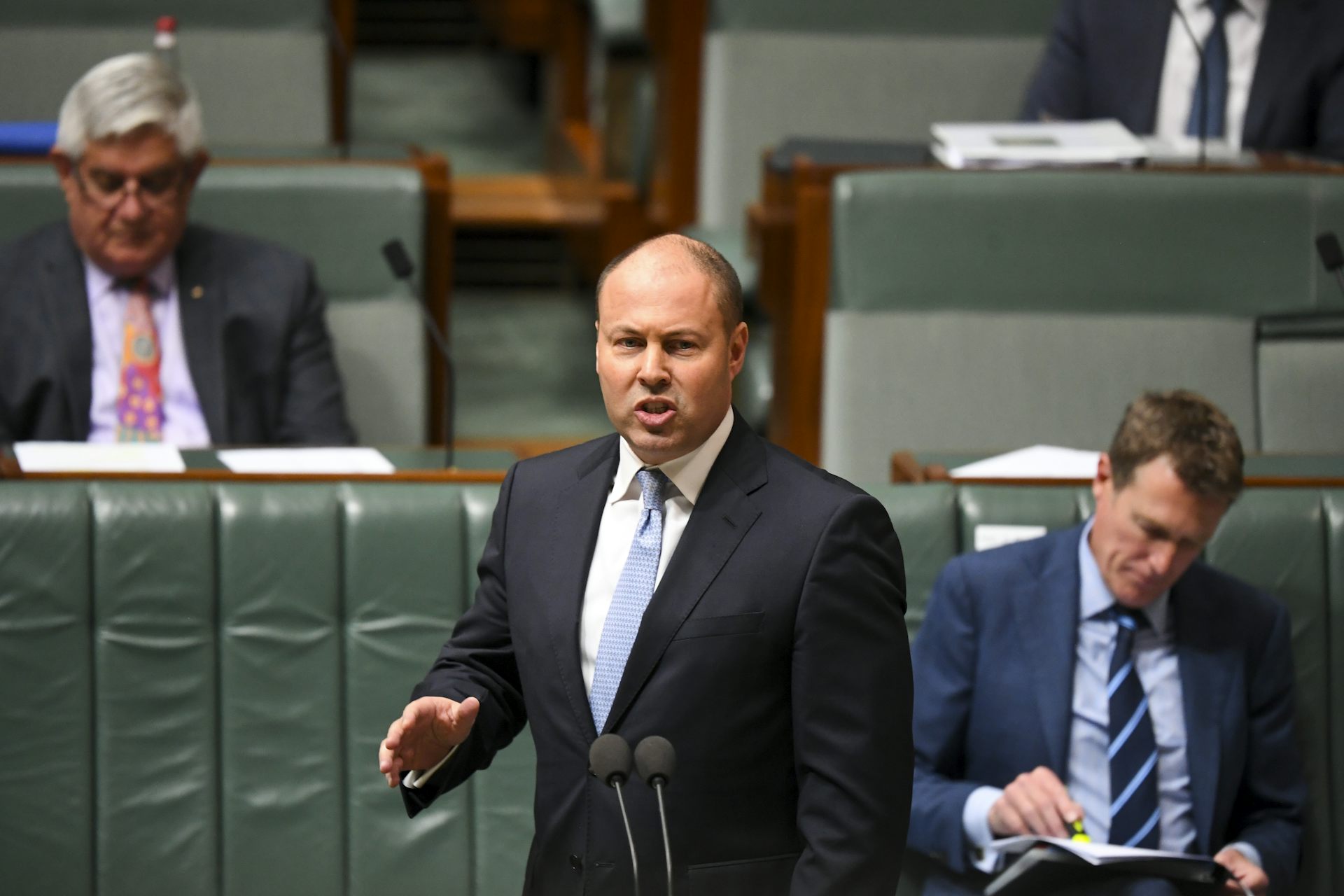 Politics with Michelle Grattan Treasurer Josh Frydenberg on promising budget figures