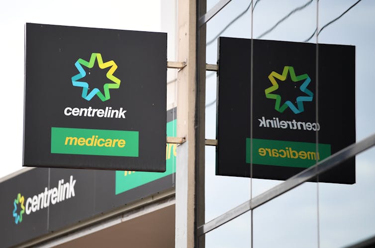 Centrelink sign