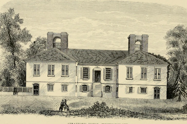 Stratford Hall in Westmoreland, Virginia