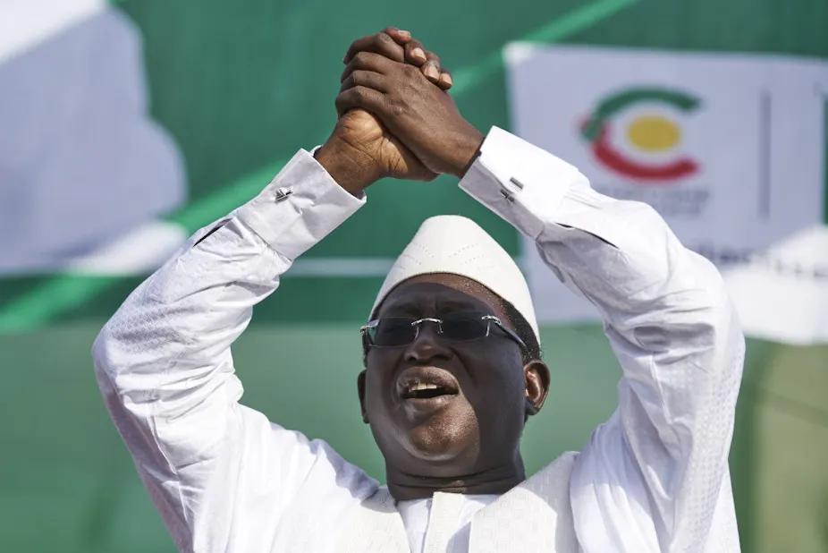 Soumaila Cissé en meeting en juillet 2018