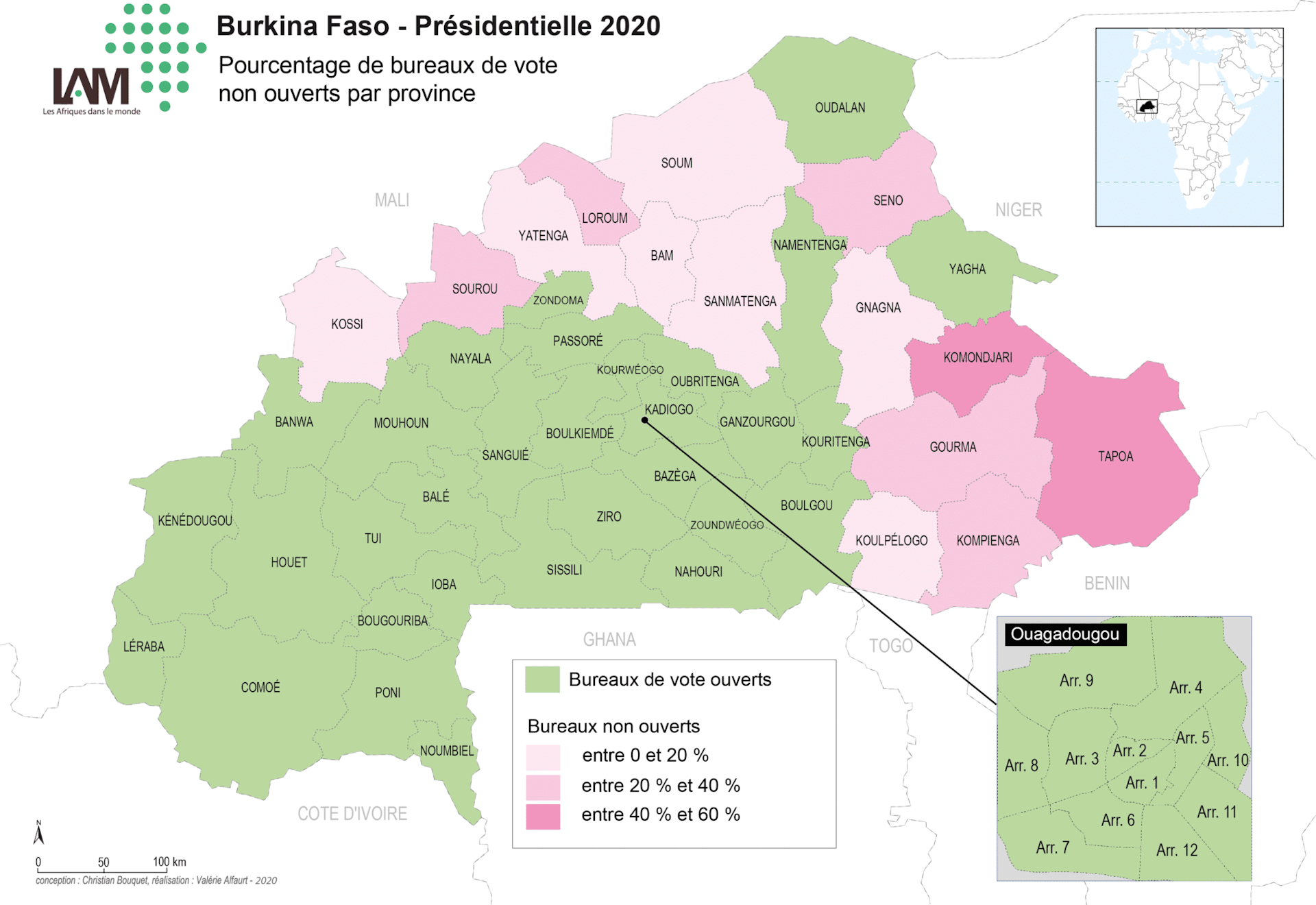 Élection Présidentielle Au Burkina Faso : Les Cartes Et Le Territoire