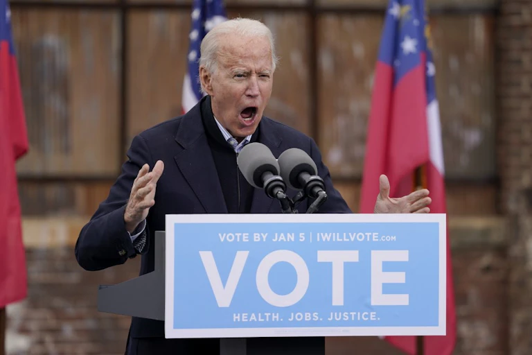 Joe Biden in Atlanta, Georgia