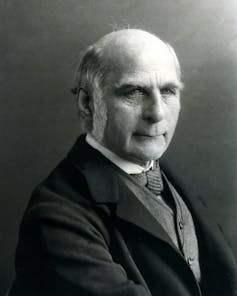 foto de Galton por volta de 1890