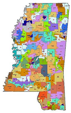 Mississippi's legislative districts