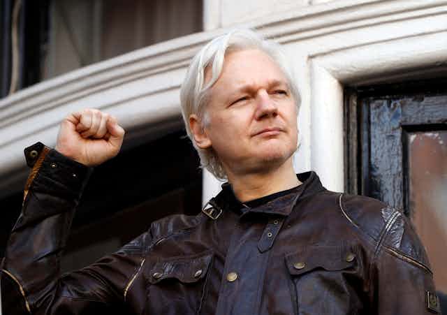 Julian Assange file photo from 2017