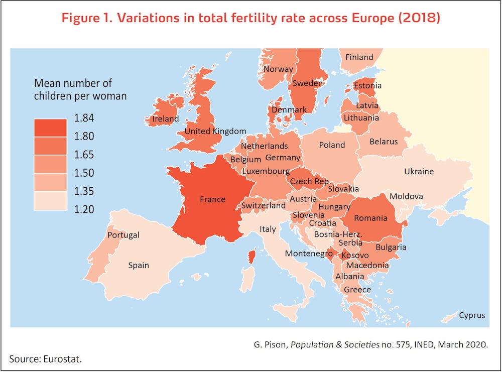 Why do people have more children in the north of Europe than in the south?