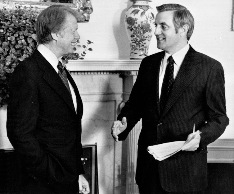 Jimmy Carter and Walter Mondale