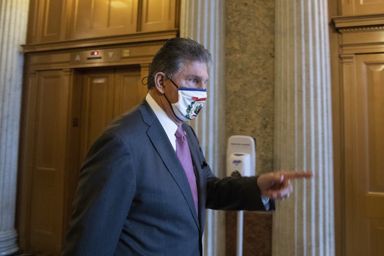 Conservative Democrat Joe Manchin