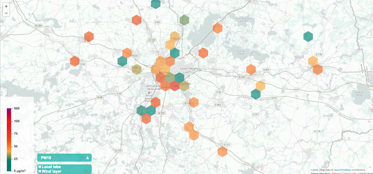 Pollution de l’air en ville : cartographie, microcapteurs et sciences participatives